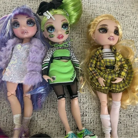 HUGE Rainbow High Doll Bundle with Dolls, Car And Closet Never Played With!